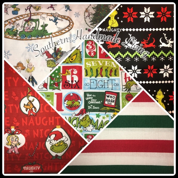 5 piece Christmas Scrungie set - Picture 2 of 9